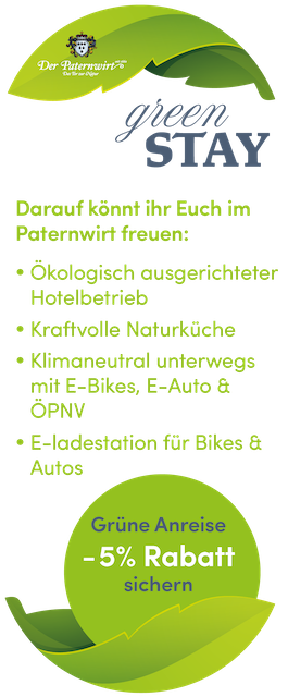 Green Stay im Paternwirt