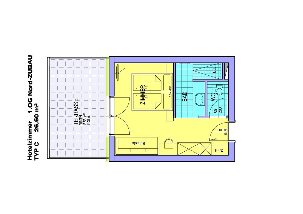 Grundriss Zimmer Samalm